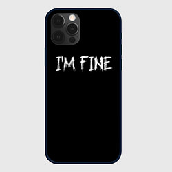 Чехол для iPhone 12 Pro Im Fine, цвет: 3D-черный