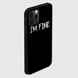 Чехол для iPhone 12 Pro Im Fine, цвет: 3D-черный — фото 2