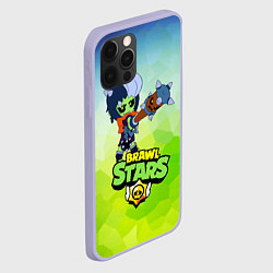 Чехол для iPhone 12 Pro Brawl StarsZombibi, цвет: 3D-светло-сиреневый — фото 2