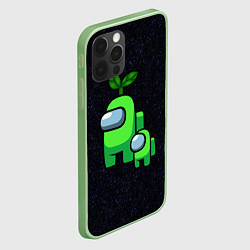 Чехол для iPhone 12 Pro Among us Lime kid lime, цвет: 3D-салатовый — фото 2