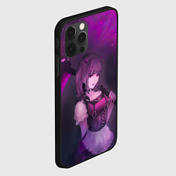 Чехол для iPhone 12 Pro Anime girl demon, цвет: 3D-черный — фото 2