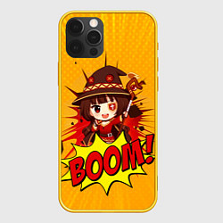 Чехол для iPhone 12 Pro Мегумин BOOM, цвет: 3D-желтый