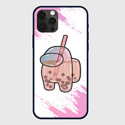 Чехол для iPhone 12 Pro Among Us cocktail, цвет: 3D-черный