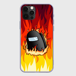 Чехол iPhone 12 Pro Among Us Fire Z