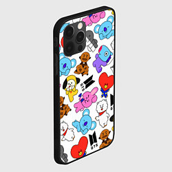 Чехол для iPhone 12 Pro BTS BT21, цвет: 3D-черный — фото 2