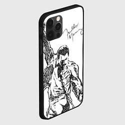 Чехол для iPhone 12 Pro Freddie Mercury, цвет: 3D-черный — фото 2