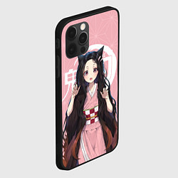 Чехол для iPhone 12 Pro Nezuko, цвет: 3D-черный — фото 2