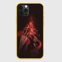 Чехол для iPhone 12 Pro Lord Grim, цвет: 3D-желтый