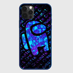 Чехол для iPhone 12 Pro AMONG US - Crewmate, цвет: 3D-тёмно-синий