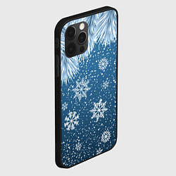 Чехол для iPhone 12 Pro Снежное Настроенние, цвет: 3D-черный — фото 2