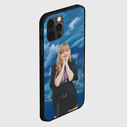 Чехол для iPhone 12 Pro LISA BLACKPINK, цвет: 3D-черный — фото 2