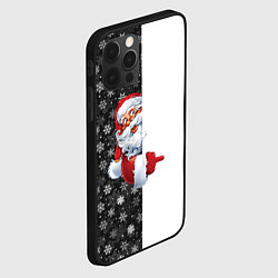 Чехол для iPhone 12 Pro Дедушка Мороз, цвет: 3D-черный — фото 2