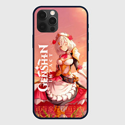 Чехол для iPhone 12 Pro GENSHIN IMPACT, цвет: 3D-черный