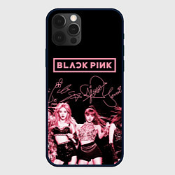 Чехол для iPhone 12 Pro BLACKPINK, цвет: 3D-черный