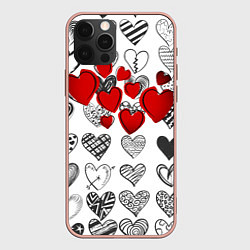 Чехол iPhone 12 Pro Сердца