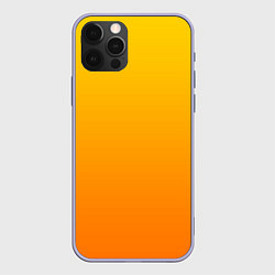 Чехол iPhone 12 Pro Оранжевый градиент