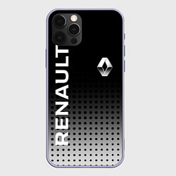 Чехол для iPhone 12 Pro Renault, цвет: 3D-светло-сиреневый