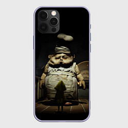 Чехол для iPhone 12 Pro Little Nightmares, цвет: 3D-светло-сиреневый