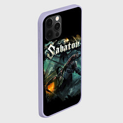 Чехол для iPhone 12 Pro SABATON, цвет: 3D-светло-сиреневый — фото 2