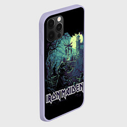 Чехол для iPhone 12 Pro IRON MAIDEN, цвет: 3D-светло-сиреневый — фото 2