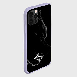 Чехол для iPhone 12 Pro Wolf, цвет: 3D-светло-сиреневый — фото 2