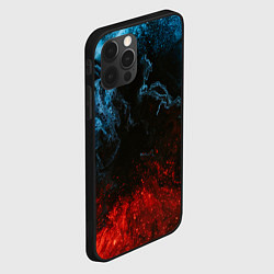 Чехол для iPhone 12 Pro Огонь И Вода, цвет: 3D-черный — фото 2