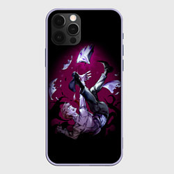 Чехол для iPhone 12 Pro DEATH NOTE ТЕТРАДЬ СМЕРТИ, цвет: 3D-светло-сиреневый