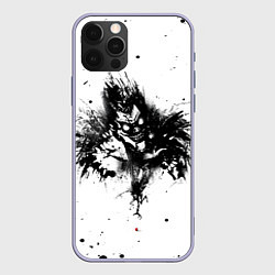 Чехол для iPhone 12 Pro DEATH NOTE ТЕТРАДЬ СМЕРТИ, цвет: 3D-светло-сиреневый