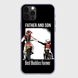 Чехол iPhone 12 Pro Папа и сын