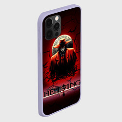 Чехол для iPhone 12 Pro HELLSING $$$, цвет: 3D-светло-сиреневый — фото 2