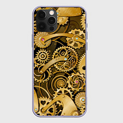 Чехол iPhone 12 Pro Стимпанк механизмы шестеренки
