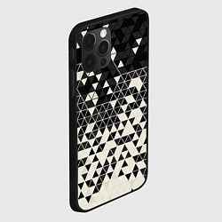 Чехол для iPhone 12 Pro Абстракция, цвет: 3D-черный — фото 2
