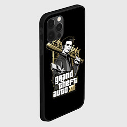 Чехол для iPhone 12 Pro Клод GTA 3, цвет: 3D-черный — фото 2