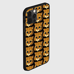 Чехол для iPhone 12 Pro Кот в сапогах из Шрека, цвет: 3D-черный — фото 2