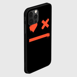 Чехол для iPhone 12 Pro Smile Love Death and Robots, цвет: 3D-черный — фото 2