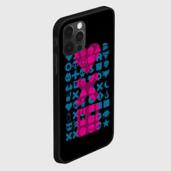 Чехол для iPhone 12 Pro Любовь Смерть Роботы, цвет: 3D-черный — фото 2