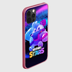 Чехол для iPhone 12 Pro Сквик Squeak Brawl Stars, цвет: 3D-малиновый — фото 2