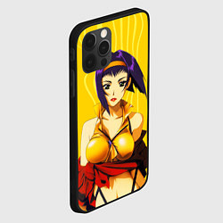 Чехол для iPhone 12 Pro Cowboy Bebop Фэй Валентайн, цвет: 3D-черный — фото 2