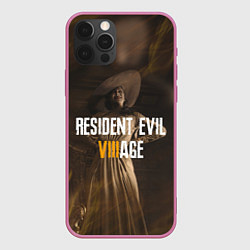 Чехол для iPhone 12 Pro RESIDENT EVIL VILLAGE ЛЕДИ ДИМИТРЕСКУ Z, цвет: 3D-малиновый