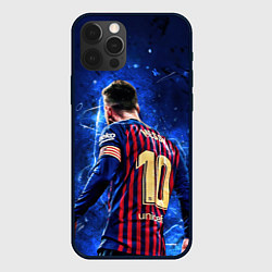 Чехол для iPhone 12 Pro Leo Messi Лео Месси 10, цвет: 3D-черный