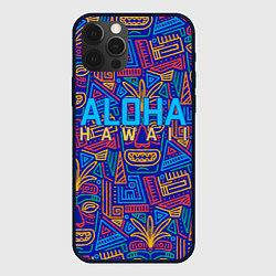 Чехол iPhone 12 Pro ALOHA HAWAII АЛОХА ГАВАЙИ