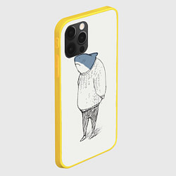 Чехол для iPhone 12 Pro Акула в свитере, цвет: 3D-желтый — фото 2