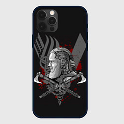 Чехол для iPhone 12 Pro Vikings Art, цвет: 3D-черный