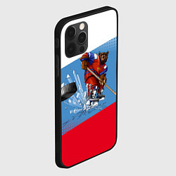 Чехол для iPhone 12 Pro Русский хоккей, цвет: 3D-черный — фото 2