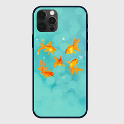 Чехол iPhone 12 Pro Золотые рыбки