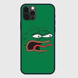 Чехол для iPhone 12 Pro Pepe skin, цвет: 3D-черный