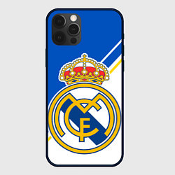 Чехол для iPhone 12 Pro REAL MADRID РЕАЛ МАДРИД, цвет: 3D-черный