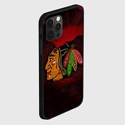 Чехол для iPhone 12 Pro CHICAGO NHL, цвет: 3D-черный — фото 2