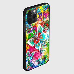 Чехол для iPhone 12 Pro ЯРКИЕ КРАСКИ, цвет: 3D-черный — фото 2