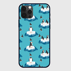Чехол iPhone 12 Pro Пингвины